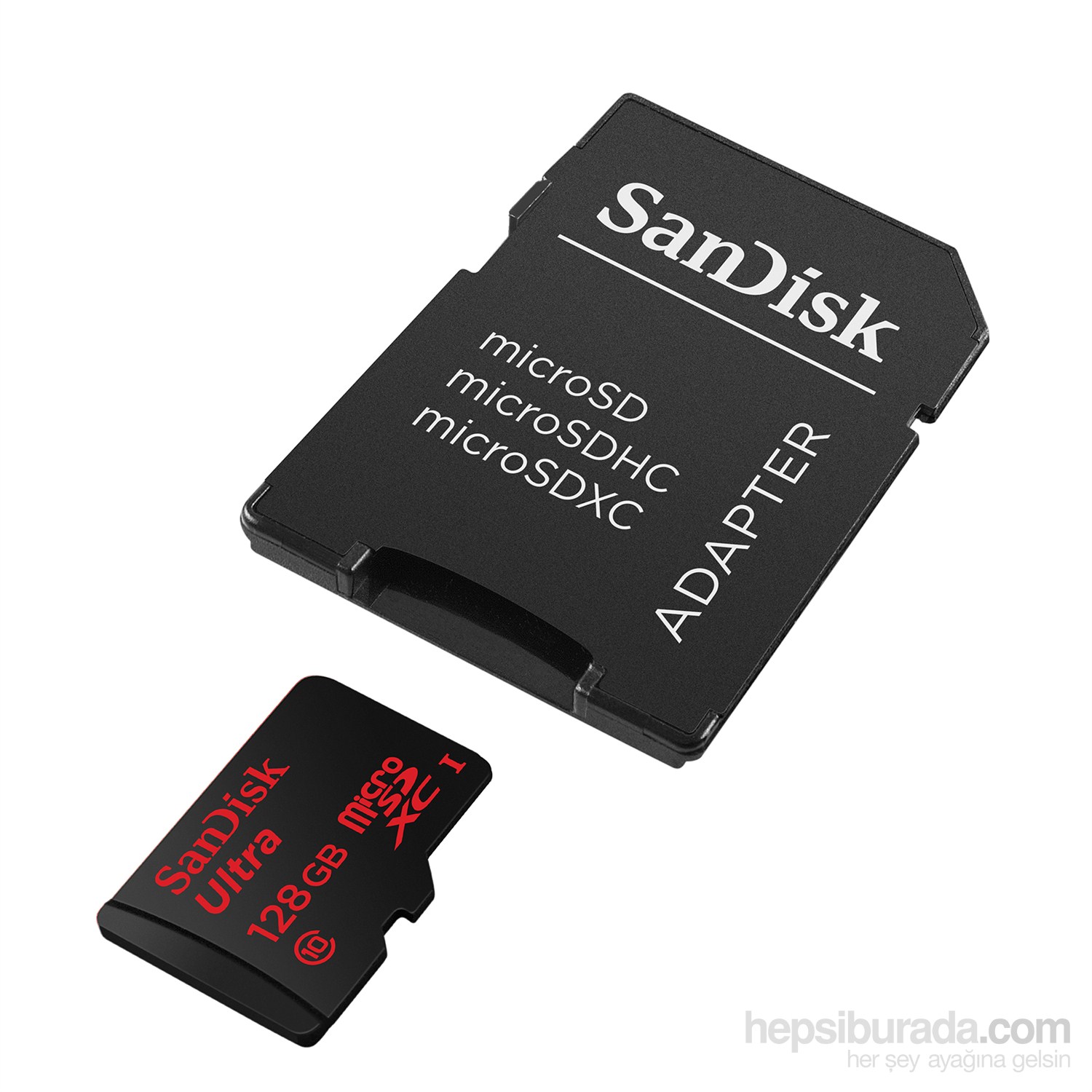 Sandisk Ultra Android microSDXC 128GB + SD Adapter + Memory Zone Android App 48MB/s Class 10 Hafıza Kartı SDSDQUAN-128G-G4A