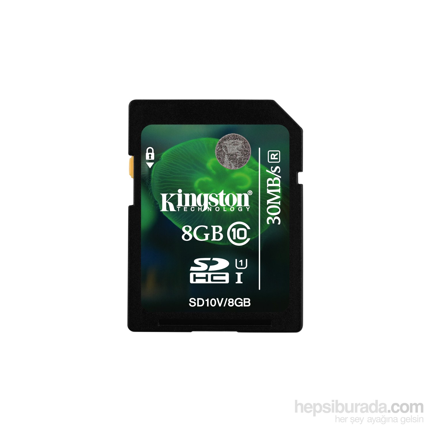 Kingston 8GB SDHC Class 10 UHS-I Hafıza Kartı SD10V/8GB