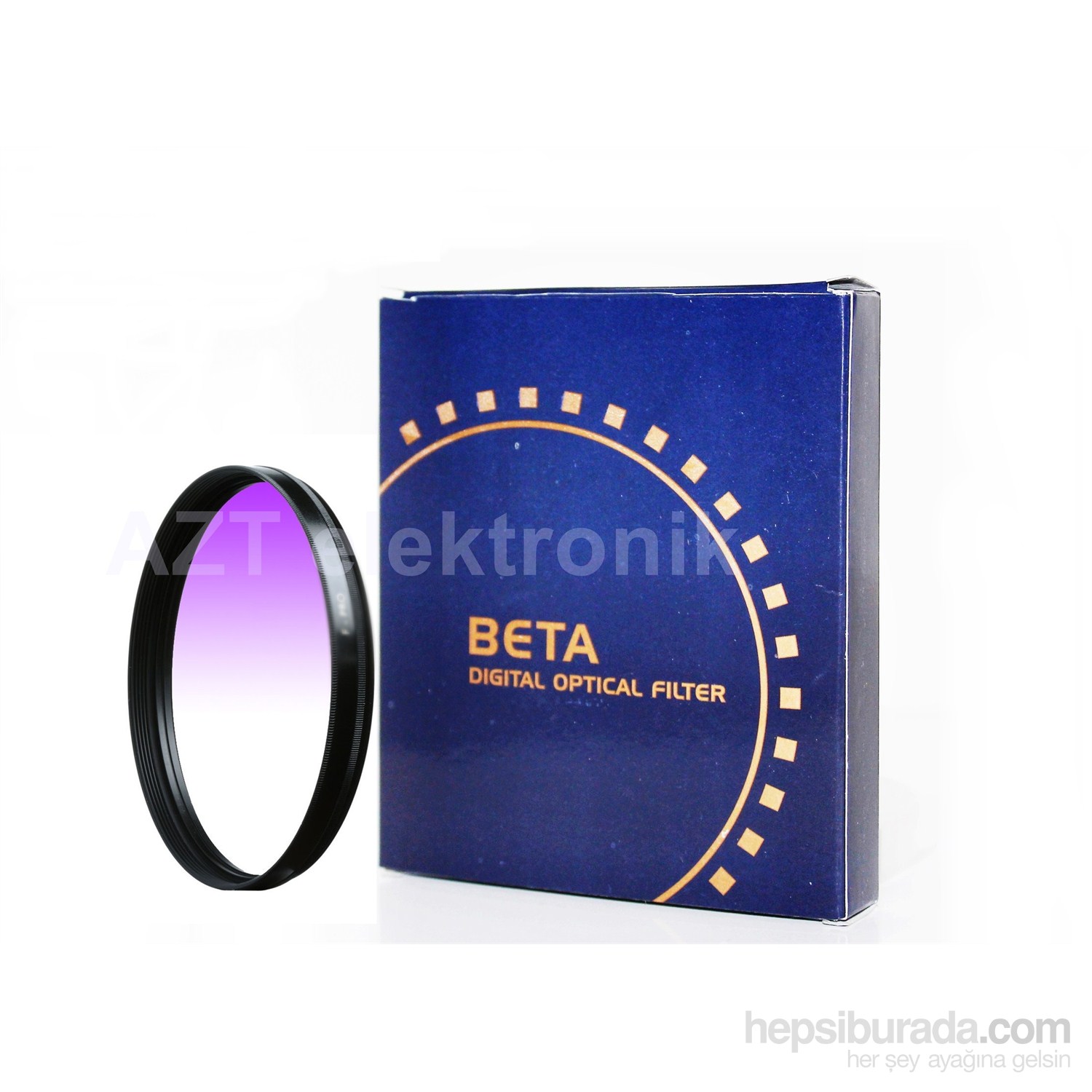 Beta 52Mm Gradual Degrade Kademeli Purple Mor Gündoğumu Filtre