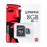 Kingston 8 GB Class 4 MicroSDHC Hafıza Kartı SDC4/8GB