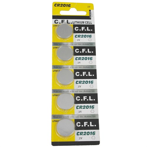 CFL CR2016 Lityum Para Pil 5 li Blister