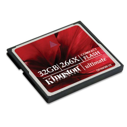 Kingston 32GB CompactFlash 266X Ultimate Hafıza Kartı CF/32GB-U2