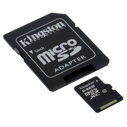 Kingston 64GB Class10 microSDXC Hafıza Kartı SDCX10/64GB