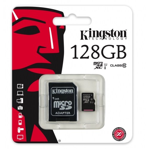 Kingston 128GB Microsdxc Class10 SDCX10/128GB Hafıza Kartı
