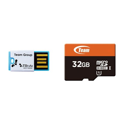 Team 32GB Class 10 MicroSDHC UHS-1 40 MB/S Hafıza Kartı+Usb Adaptör (TMMSD32GTR11)