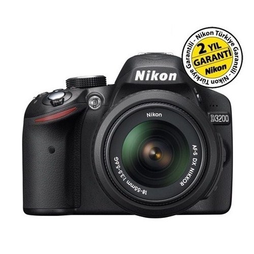 Nikon D3200 18-55mm Kit 24 MP Dijital SLR Fotoğraf Makinesi