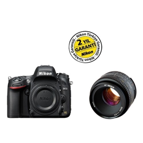 Nikon D610 Body Dijital SLR Fotoğraf Makinesi + 50MM f/1,8D Lens Kit
