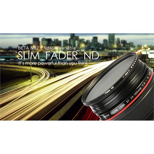 Beta 72Mm Slim Fader Variable Nd2 - Nd400 Filtre Nd 1-8 Stop