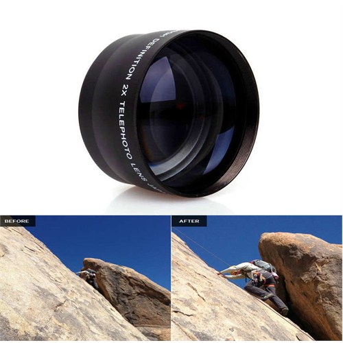 Azt 58 Mm Lensler İçin 2X Telephoto Zoom Lens