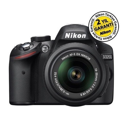 Nikon D3200 18-55 VR II KIT Profesyonel Fotoğraf Makinesi
