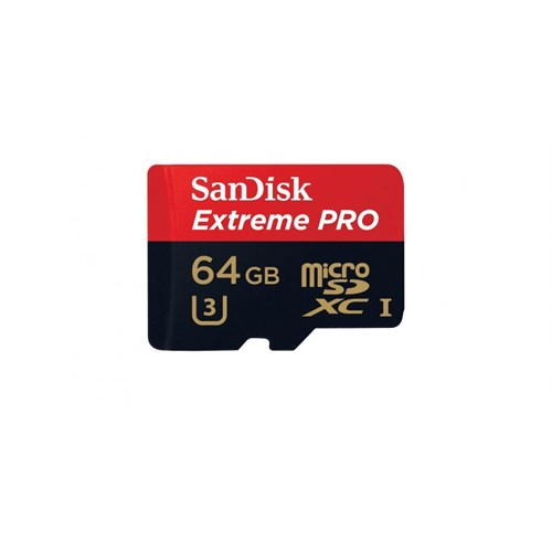 Sandisk microSDXC 64GB Extreme Pro 95MB/s Class 10 UHS-I Hafıza Kartı SDSDQXP-064G-G46A