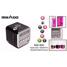 Mikado MD-404 Siyah Usb + McSD+Fm Destekli Müzik Kutusu
