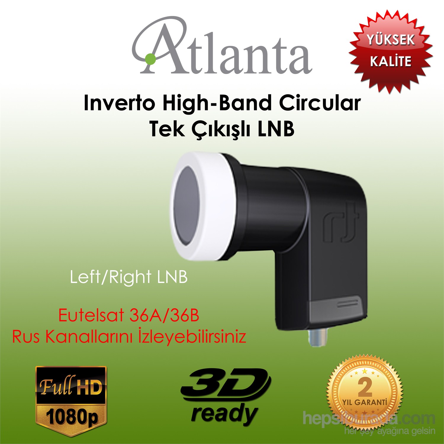 Atlanta Inverto High-Band Circular Single Lnb (Tek çıkışlı)