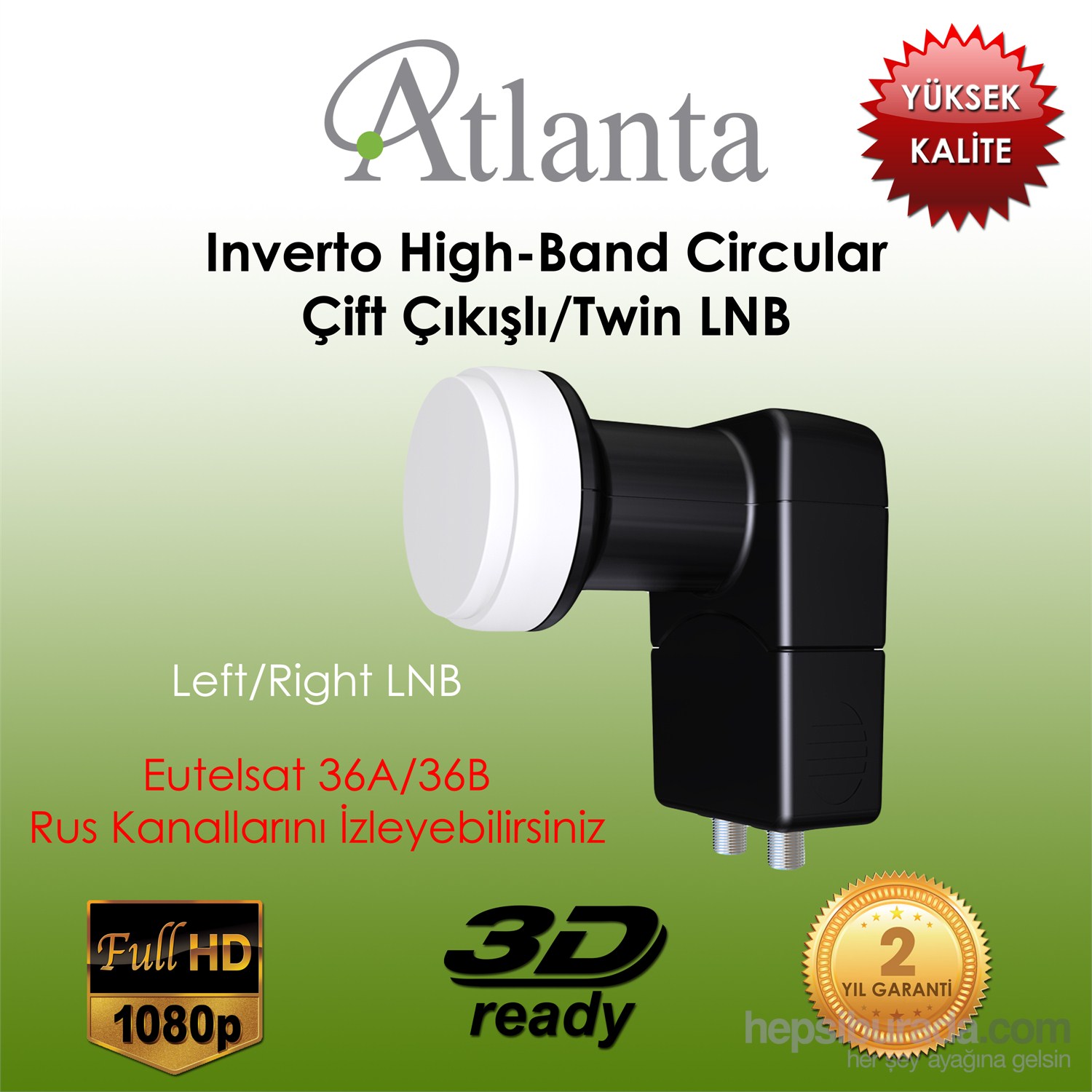 Atlanta Inverto High-Band Circular Twin Lnb (Çift çıkışlı)