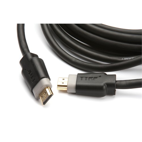 TTFA HDMI™ Connector to HDMI™ Connector High SpeedHDMI™ Kablosu  with Ethernet 28AWG 24K Altın 5m (Triple Shielded Profesyonel Altyapı) (96245)