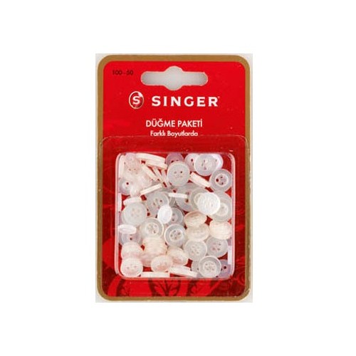 Singer 100-50 Farklı Boyutlarda Düğme Paketi