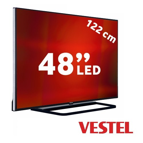 VESTEL 48FA8200 48'' 122 Ekran Full HD 600 Hz Uydu Alıcılı Smart Çift Ekran 3D LED TV + 2 Adet 3D Gözlük Hediyeli