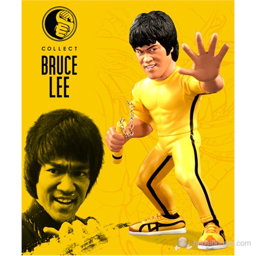 Bruce Lee Fanatiks Yellow Jump Suit Statue