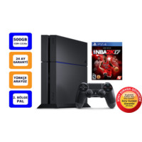 Sony Ps4 500Gb + Nba 2K17 (Cuh-1216A) Eurasıa