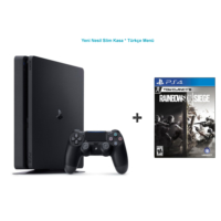 Sony Ps4 Slim 500 GB Cuh - 2016A Oyun Konsolu + Rainbow Six Siege Ps4 Oyun