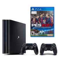 Sony Playstation 4 Pro 1 Tb ( Ps4 Pro ) + 2. Ps4 Kol + Ps4 Pes 2017