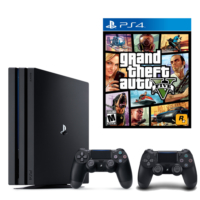 Sony Playstation 4 Pro 1 Tb ( Ps4 Pro ) + 2. Ps4 Kol + Ps4 Gta 5