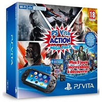 Playstation Vita Wi-Fi Mega Pack ( Batman Black Gate + Injustice God Among Us + Killzone Liberation + Allstars Battle + God Of War Chains Of Olympus + 8 GB Memory Card )