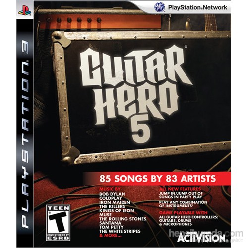 Guitar Hero 5 Ps3 Oyunu