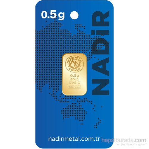 Nadir Metal 24 Ayar Külçe Altın 0,5 Gr.