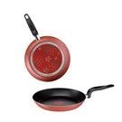 Tefal Kırmızı Çiçek 2'li Tava Seti 24-28cm