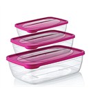 Hobby Life Plastik 3 Lü Trend Saklama Kabı(0,6+1,2+2Lt)