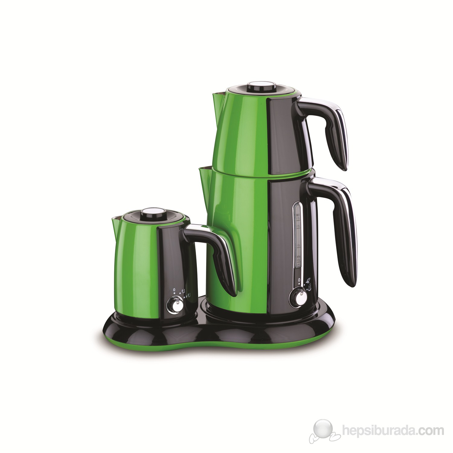 Korkmaz A 367-02 Çay ve Kahve Makinası Yeşil / Siyah