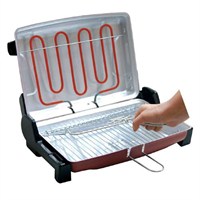 Era SM-16 Çift Telli Kapaklı /Kokusuz/Dumansız/Yıkanabilir Elektrikli Izgara