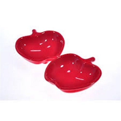 Keramika 6'lı Cerezlık Elma 14 Cm Kırmızı Bayrak 506