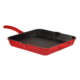 Hecha Grill Pan Döküm Tava 24 cm Kırmızı