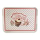 LoveQ 26X33 Derin Kaymaz Tepsi Red Cupcake