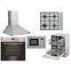 Simfer Süper Mutfak Paketi (7046 Inox Fırın + 3113 Ocak + 8600 Davlumbaz + BM1200 7 Programlı Bulaşı