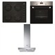 Zanussi Fiorentina İtalyan Ankastre Set (ZOB442X Ankastre Fırın + ZGO62414BA Cam Seramik Ocak+ ZHC6846XA Ankastre Davlumbaz)