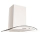 Simfer 8632 Beyaz Oval Cam Davlumbaz