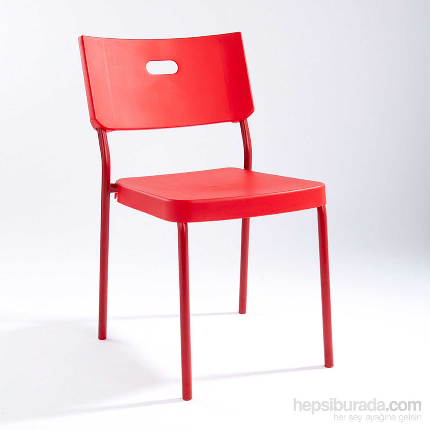 Ergo Metal Ayaklı Plastik Sandalye Koli İçi 6 Adet