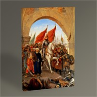 Tablo 360 Fausto Zonaro-Fatih'in İstanbul'a Girişi Tablo 45X30