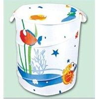 Çamaşır Sepeti Polyester Renkli Balıklı