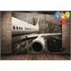 Tablo İstanbul Shanghai Uçak Led Işıklı Kanvas Tablo 45 X 65 Cm