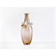 Lucky Art Gold Amber Kelebekli Vazo - Cd 026