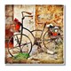 Tictac Bisiklet Kanvas Tablo - 70X70 Cm