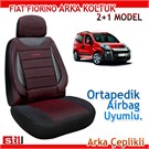 Stil Avargard Fiorino 2+1 Model OrtaPedik Koltuk Kılıfı Kırmızı Siyah 