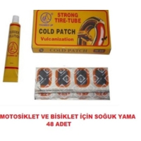 Gold Motosiklet Ve Bisiklet İçin Soğuk Lastik Yaması 48 Adet