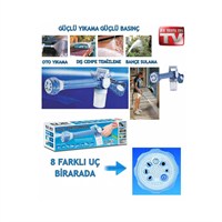 Ez Jet Water Basınçlı ve Köpüklü Yıkama Tabancası + Guex Konsantreli Cilalı Oto Şampuan 1000ml