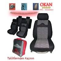 Okan Fiat Doblo Oto Kılıf Siyah