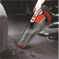 Black & Decker Şarjlı araç süpürgesi, 12 V Araç süpürgesi Siklon Hareketli, Çantalı ve Aksesuarlı